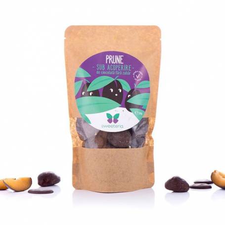 Prune in ciocolata, 250gr - Sweeteria