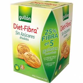 Biscuiti cu Fibre, fara Zahar, 450g - Gullon