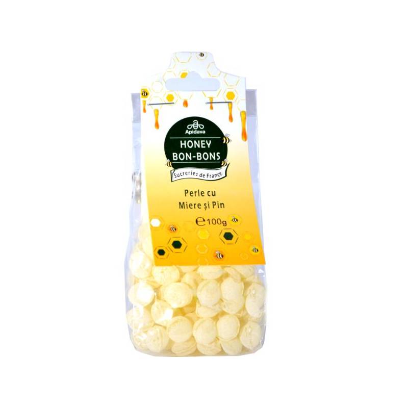 Perle cu Miere si Pin, 100g - Apidava
