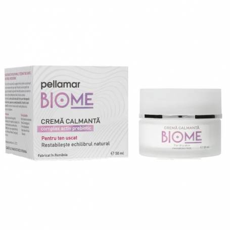 Crema Calmanta pentru Ten Uscat, Biome, 50ml - Pellamar