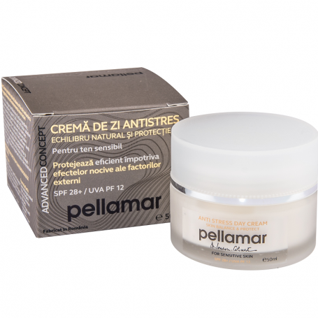 Crema de zi antistres, 50 ml, Pellamar