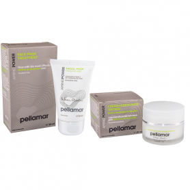 Set cadou Crema hidratanta antirid 50ml si Masca de fata tratament intensiv 50ml - Pellamar