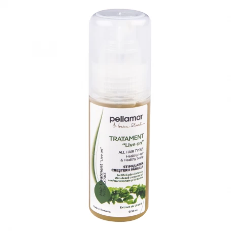 Tratament pentru stimularea cresterii parului, Live On Beauty Hair, 50ml - Pellamar