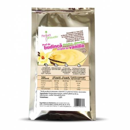 Budinca de vanilie cu faina de Konjac, 35g - NoCarb