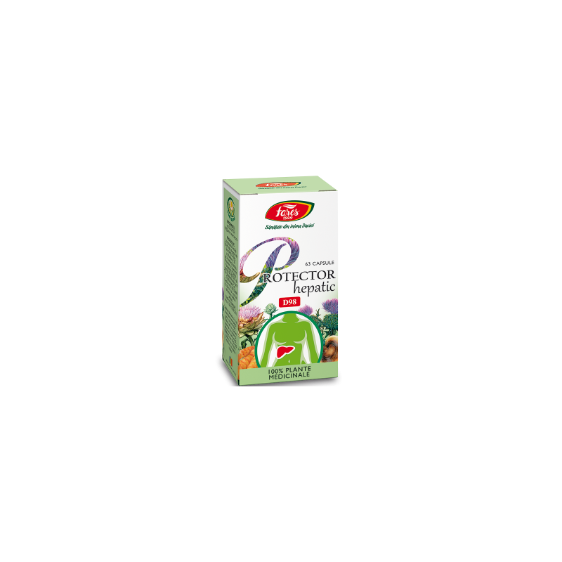 Protector hepatic, D98, 63 capsule - Fares