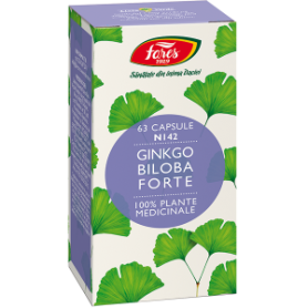 Ginkgo Biloba Forte, N142, 62cps - Fares