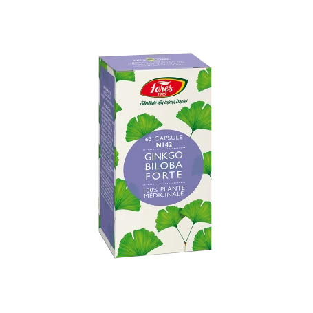 Ginkgo Biloba Forte, N142, 62cps - Fares