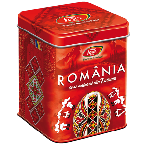 Ceai Suvenir Romania, rosu, 75 g, Fares