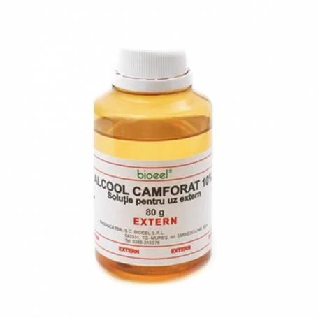 Alcool Camforat 10%, 80g - Bioeel
