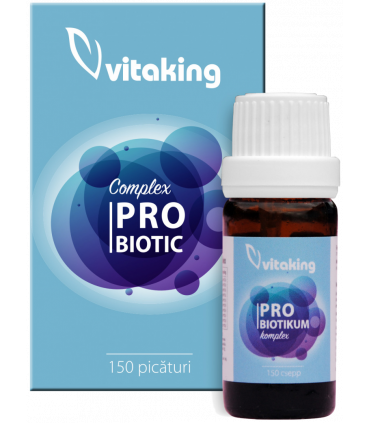Complex probiotic,10 tipuri de bacterii, 6ml - vitaking