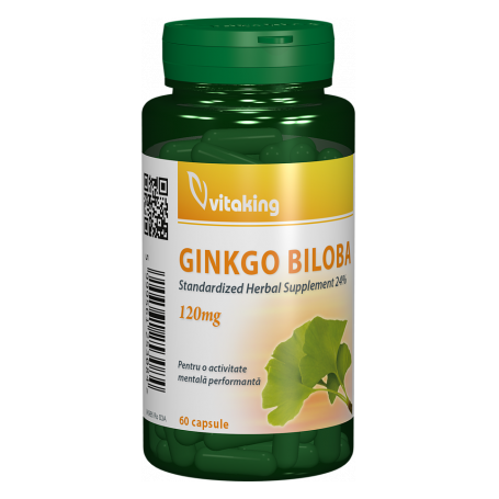 Ginkgo Biloba, 120Mg, 60cps - Vitaking