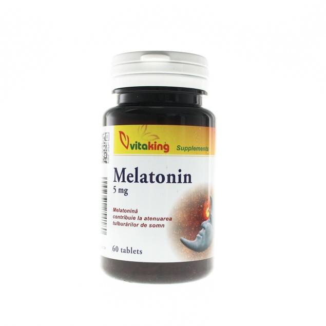 Melatonina, 5mg, 60cpr - vitaking