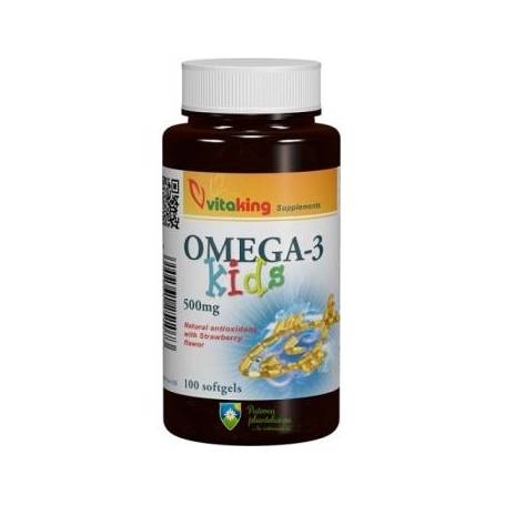Omega 3 pentru copii, 100cps - VITAKING