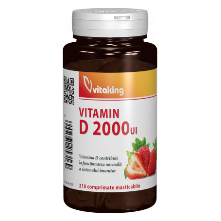 Vitamina D 2000 UI, 210cpr - Vitaking