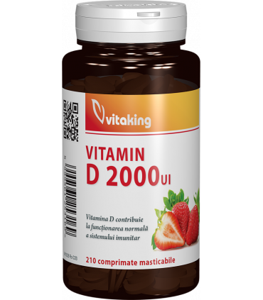 Vitamina d 2000 ui, 210cpr - vitaking