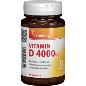 Vitamina D, 4000UI, 90cps - Vitaking