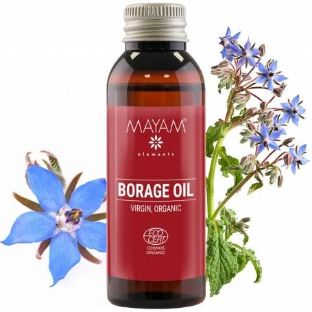 Ulei de Borago virgin, eco-bio, 50ml - Mayam