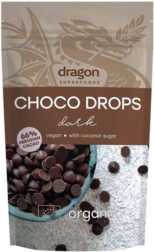 Choco drops dark, eco-bio, 250g - ds