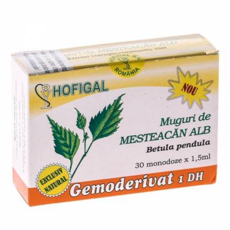 Gemoderivat Muguri Mesteacan Alb 30mdz - Hofigal