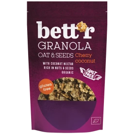Granola cu cirese si cocos fara gluten, eco-bio, 300g - Bettr
