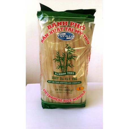 Taitei de orez lati L fara gluten 400g BAMBOO TREE