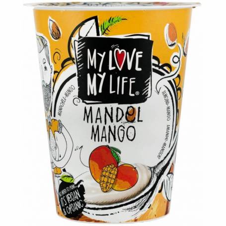 PREPARAT FERMENTAT DIN BAUTURA DE MIGDALE CU MANGO, ECO-BIO, 180G - MY LOVE MY LIFE