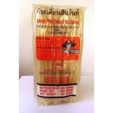 Taitei de orez lati 5mm fara gluten 400g FARMER
