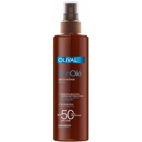 Ulei pentru protectie solara SPF50 UVA si UVB, 200ml - OLIVAL Professional