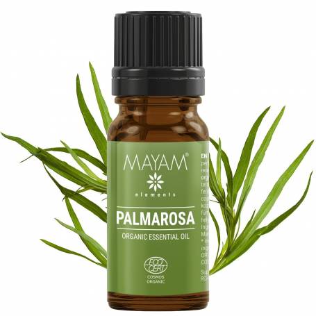 Ulei esential de Palmarosa, eco-bio, 10ml - Mayam