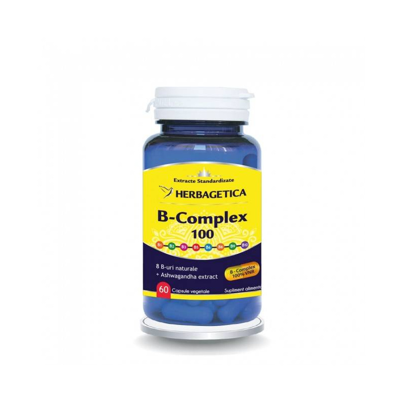 B Complex 100 - Herbagetica - 60 capsule