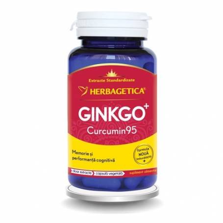 GINKGO CURCUMIN95 60cps - Herbagetica
