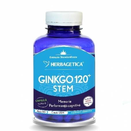 GINKGO 120 STEM, Herbagetica 120 capsule
