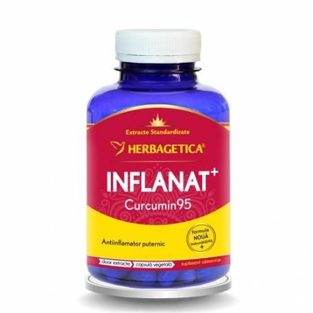 Inflanat + Curcumin95, HERBAGETICA 120 capsule