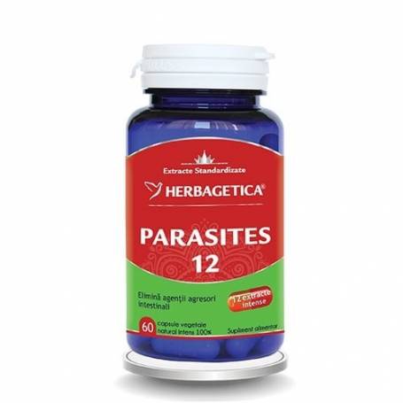 Parasites 12 Detox Forte 60cps - Herbagetica