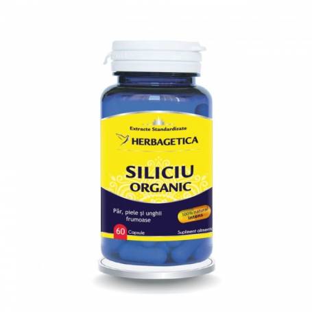 Siliciu Organic 60cps - Herbagetica