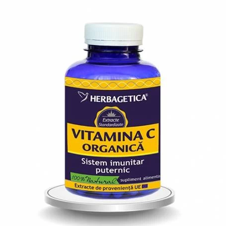 VITAMINA C ORGANICA 120cps, HERBAGETICA