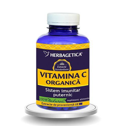 Vitamina c organica 120cps, herbagetica