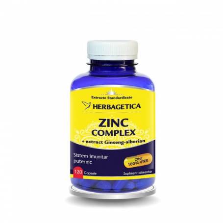 Zinc Complex ORGanic, HERBAGETICA 120 capsule