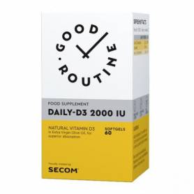 DAILY-D3 Vitamina D3 2000UI 60cps - Secom Good Routine