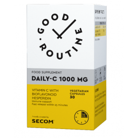 Daily-C Vitamina C, 1000mg, 30cps - Good Routine - Secom