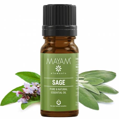 Ulei esential de Salvie oficinala, 10ml - Mayam