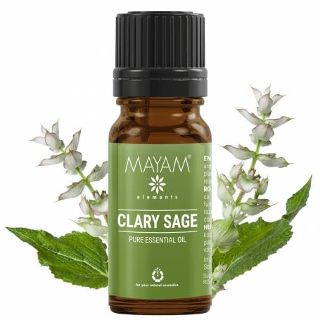 Ulei esential de Salvie sclarea, 10ml - Mayam