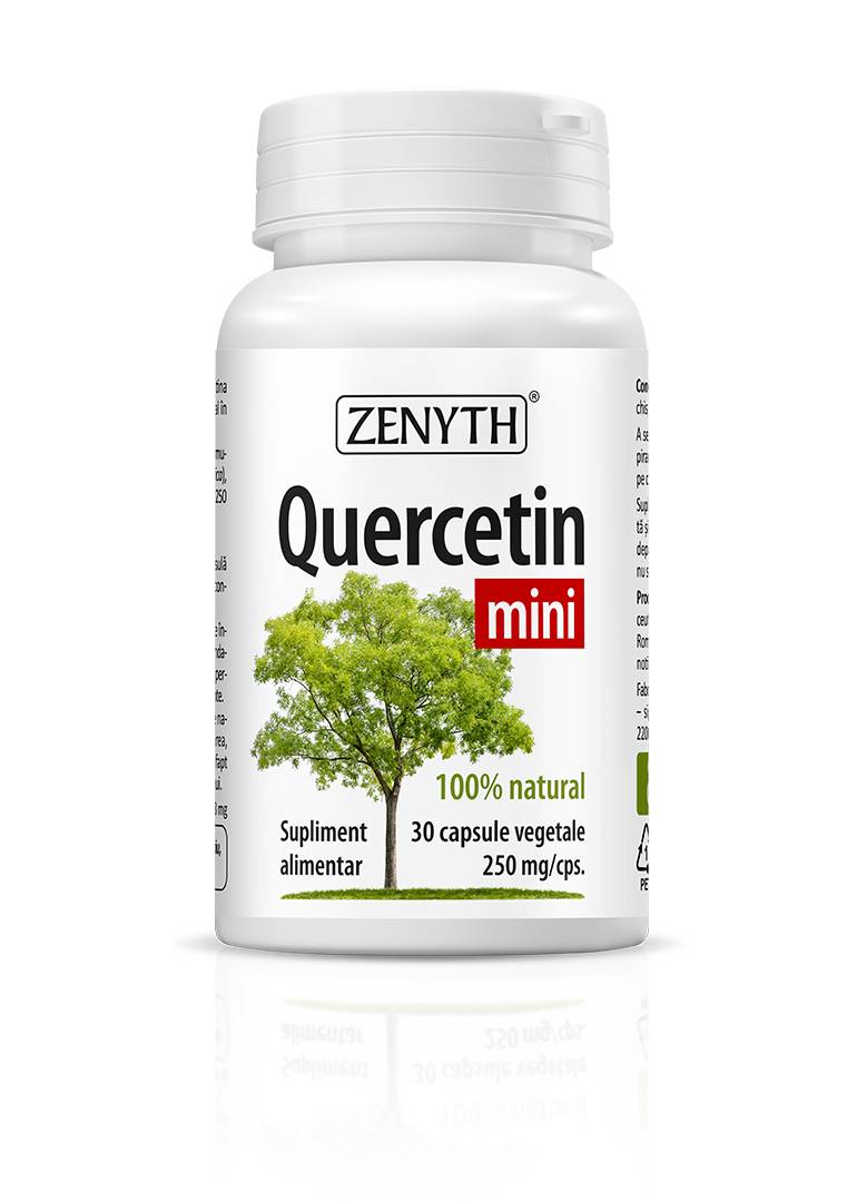 Quercetin mini, 250mg, 30cps - zenyth pharmaceuticals