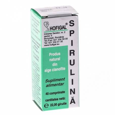 Spirulina 200mg 40cps - Hofigal