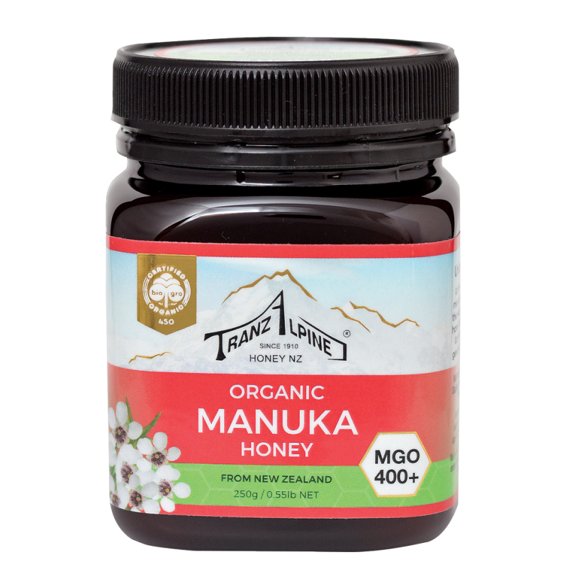 Miere de Manuka MGO400, eco-bio, 250g - TranzAlpine