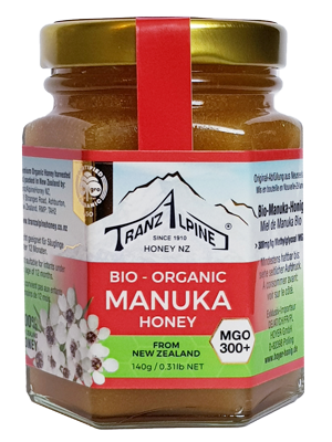 Hoyer Miere de manuka mgo300, eco-bio, 140g - tranzalpine