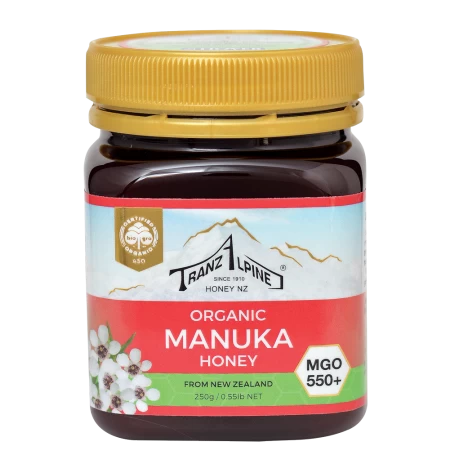 Miere de Manuka MGO550, eco-bio, 250g - TranzAlpine