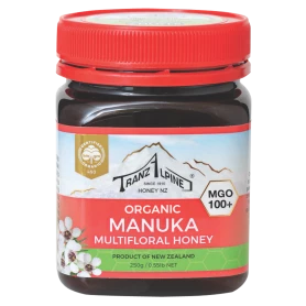 Miere de Manuka MGO100, eco-bio, 250g - TranzAlpine