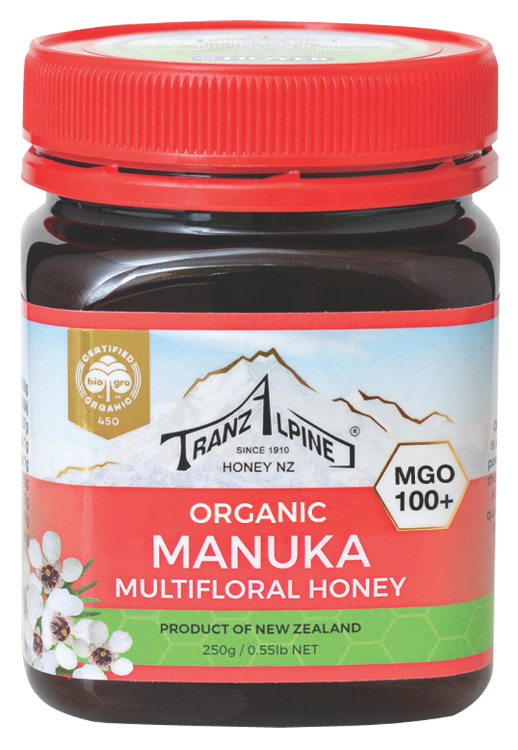 Hoyer Miere de manuka mgo100, eco-bio, 250g - tranzalpine