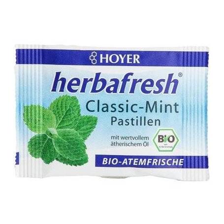 Herbafresh clasic pastile respiratie proaspata cu menta, eco-bio, 17g - Hoyer